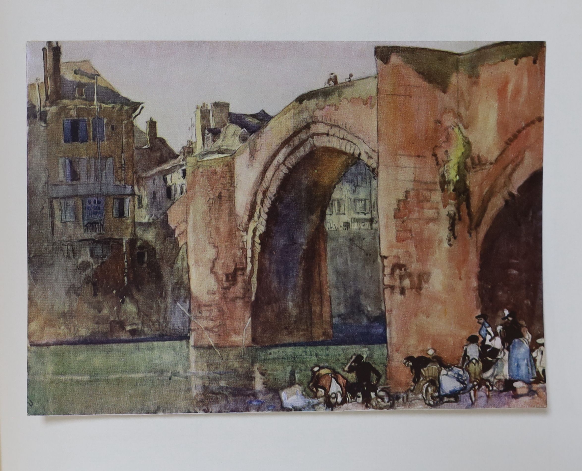 Brangwyn, F. A Book of Bridges, limited edition no.32 of 75, with the original lithograph, signed, Bodley Head 1916, and The Spirit of the Age, 1905.